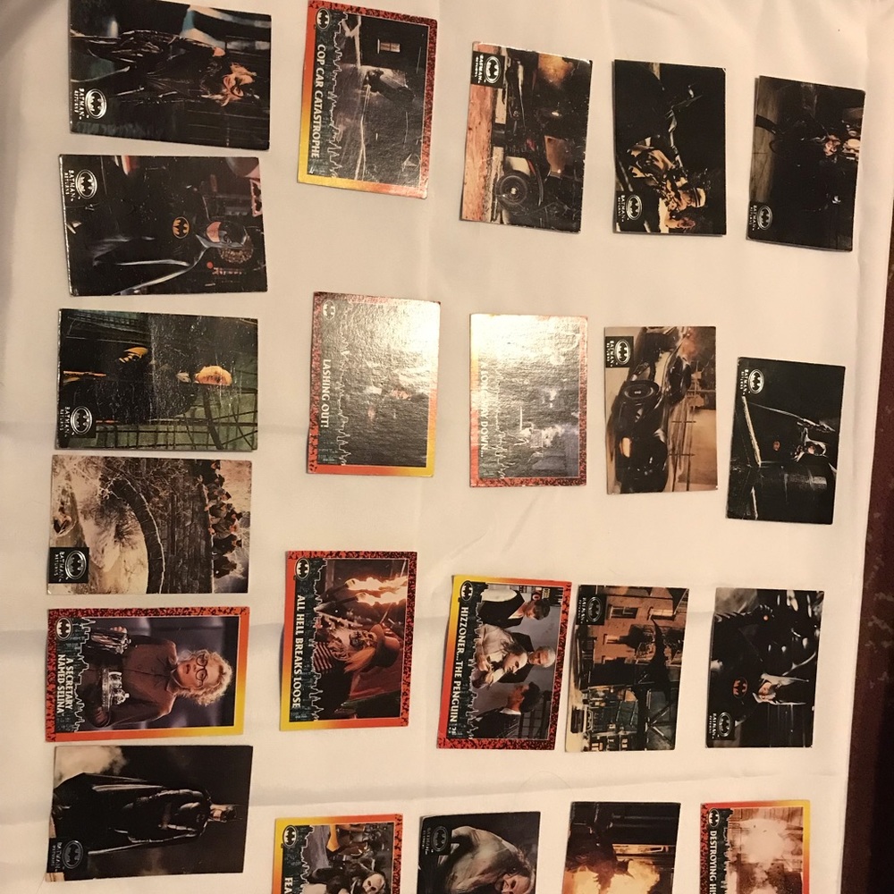 Vintage collectible Batman cards/23 pcs.